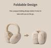 Fluffy Winter Ear Warmers – Foldable Faux Fur Earmuff, 5 Colors, From Korea