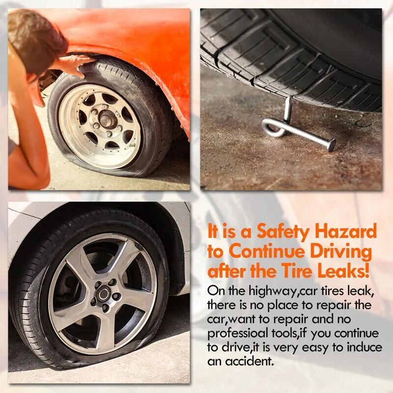 50 STÜCKE Auto Motorrad Reifen Reparatur Streifen Tubeless Dichtung Streifen Reifen Punktion Gummi Streifen Stecker Auto Fahrrad Reifen Reparatur Zubehör