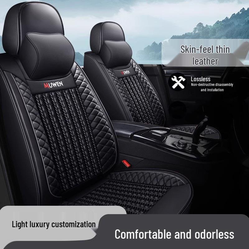 All-Season Leather Seat Covers for Honda Accord 7th to 10th Gen