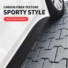 BRN1 2026 Hot 2x Car Waist Side Skirt Decoration Stickers Carbon Fiber Car Stickers For Volkswagen VW Scirocco Jetta Beetle Golf Pass xh2