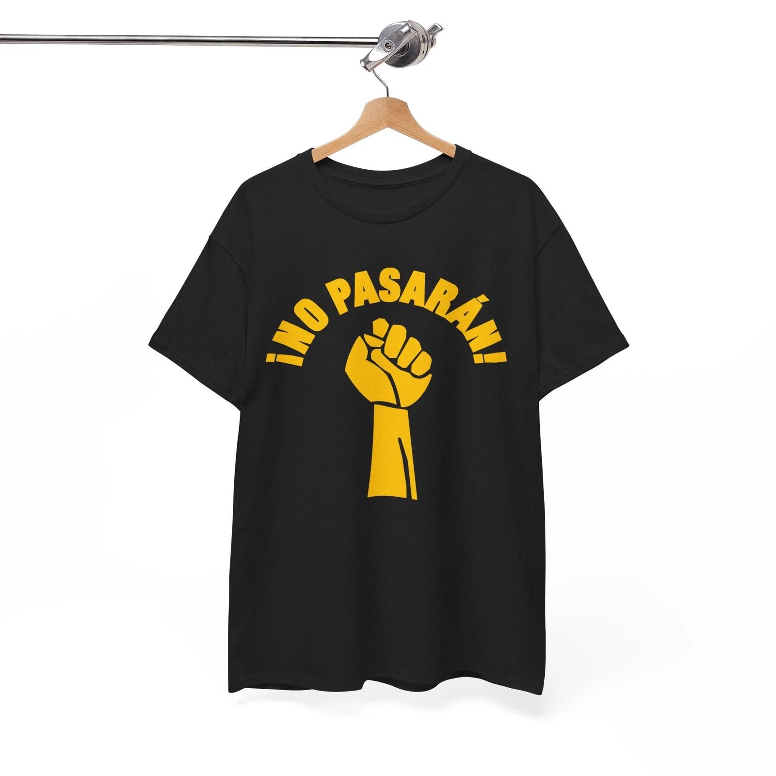 No Pasaran as worn by Pussy Rio T-Shirt, Spanish Civil War, They Shall not pass L