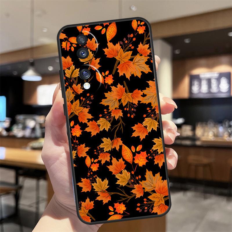 

Autumn Leaves Fall Pumpkin Halloween Case For Honor 200 Pro X9b X9a X8b X8a X8 X9 X9c 50 70 90 Lite Honor Magic 7 6 5 Pro Funda Honor 90