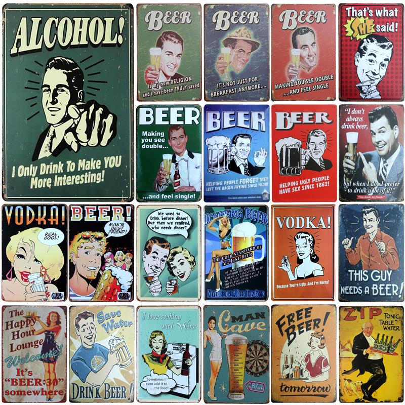 

[SQ-DGLZ] ПИВО МУЖЧИНА И ПИВО ЖЕНЩИНА Оловянная вывеска Бар Настенный декор Клубные металлические поделки Домашний декор Живопись Таблички Художественный постер