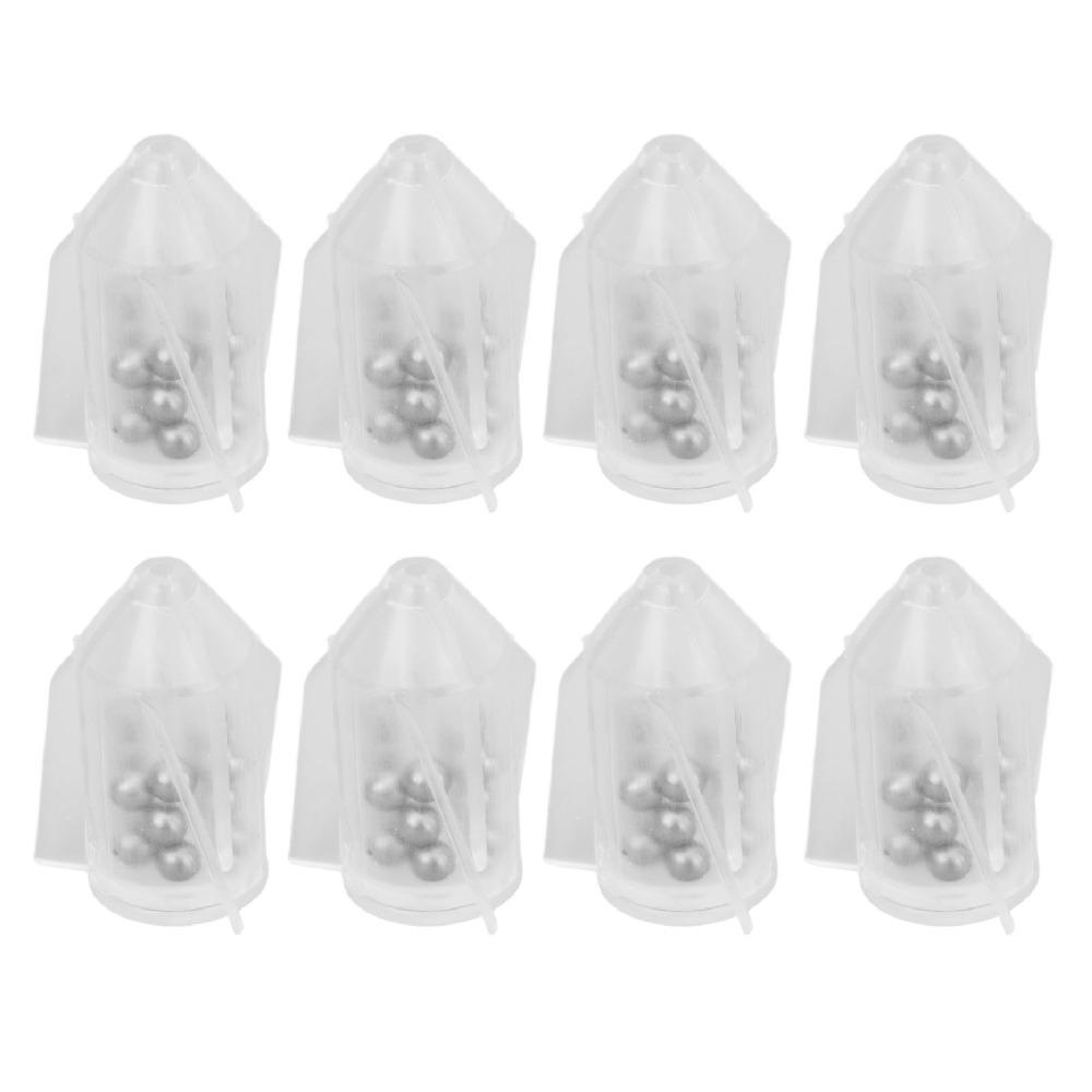 20PCS Multifunctional Fishing Lure Rattles PVC Fishing Bait Rattles Outdoor Fishing