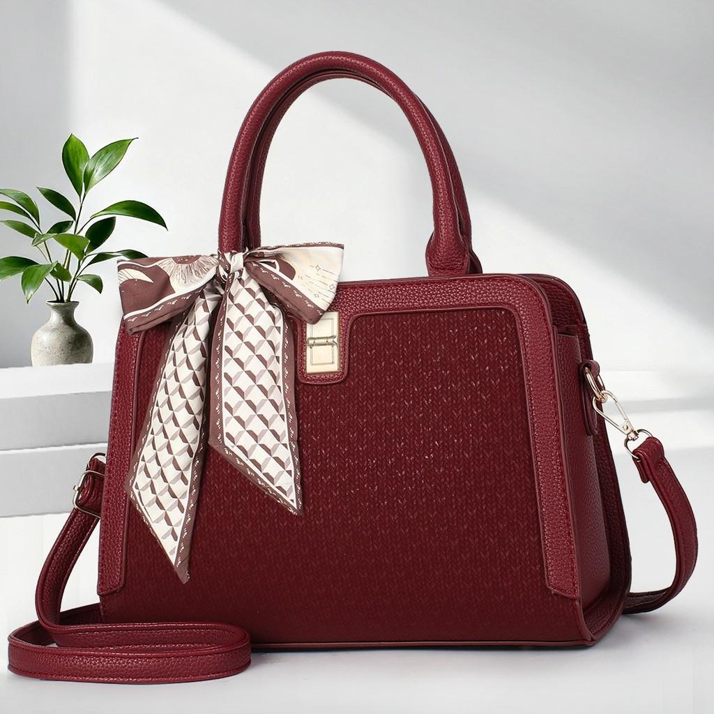 Pu Leather Casual Crossbody Bag For Women With Multiple Pockets For Daily Use