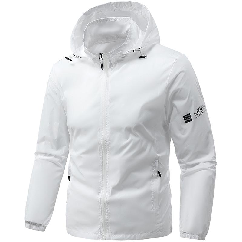 

Однотонная толстовка с капюшоном, карманом на молнии, повседневная, свободного кроя, стильная куртка-топ L белый