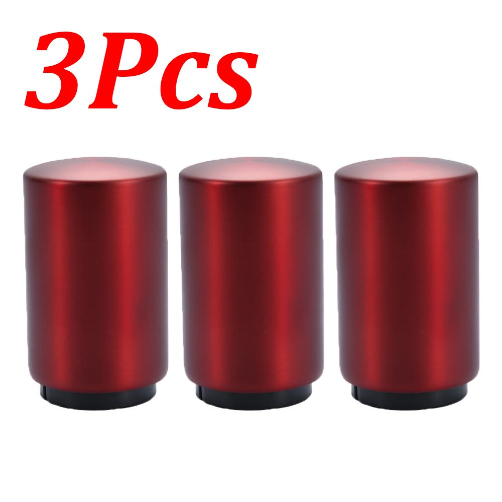 1-3Pcs Magnetic Automatic Beer Bottle Opener Stainless Steel Push Down Opener Beer Corkscrew Tools Portable Bar Gadgets 4