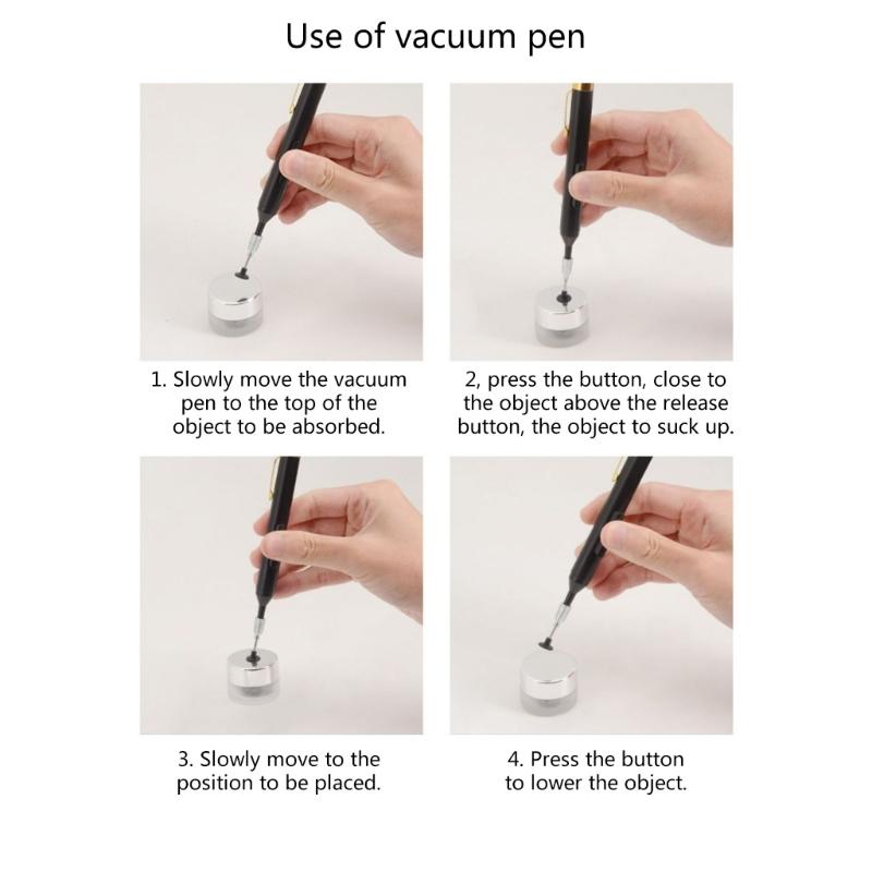 IC Vacuum Sucking Suctions Pen Removers Suckers Pumps IC Tweezer PickUp Tool Solders Desoldering Tool