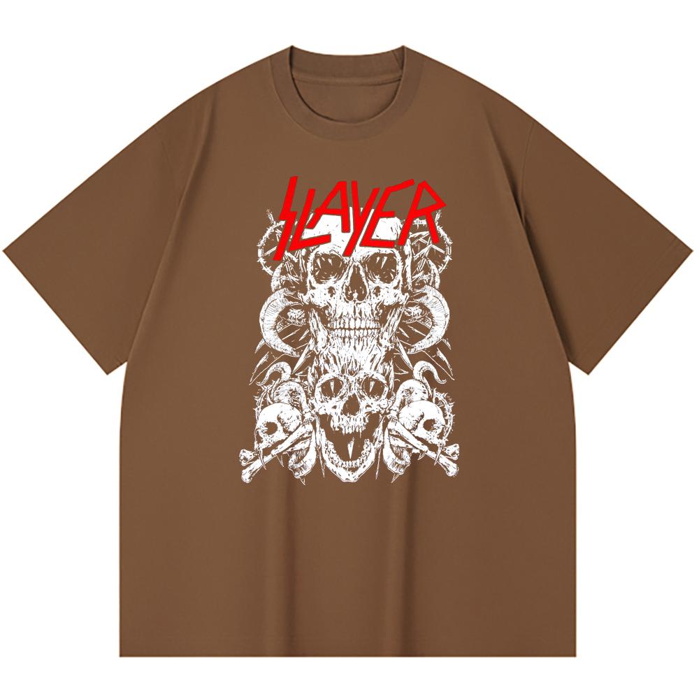 230 g/m² 100% Baumwolle Heavy Metal T-Shirt Rockband Beliebte Musik Druck Unisex Schweres Baumwoll-T-Shirt