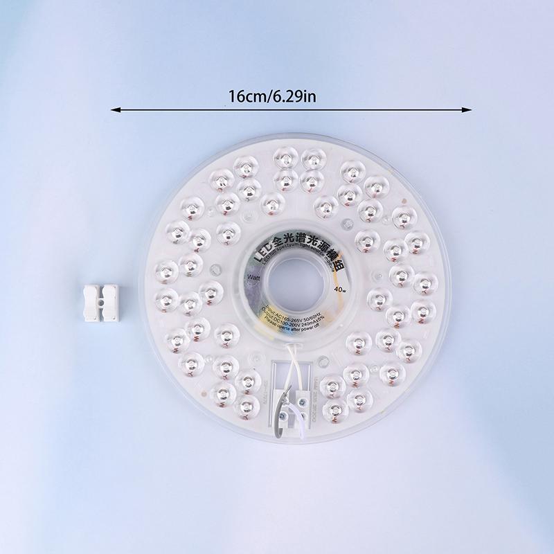 

LED Panel Light Ceiling Lights LED Module 220V Ceiling Fan LED Light Kit 20W 40W 60W Round Replacement LED Panel Board A2