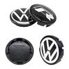 hijk1 4pcs VW Wheel Center Hub Caps 56mm 65mm 70mm Wheel Cover For Touran Golf 4 5 6 7 Polo Passat B5 B6 B7 CC 3D Premium Plus Pro Kit