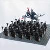 New 21Pcs Solider Uruk Hai Army Figrues King Angmar With Fell Beasts Shield Sword Bow Spear Weapons Kid Toys