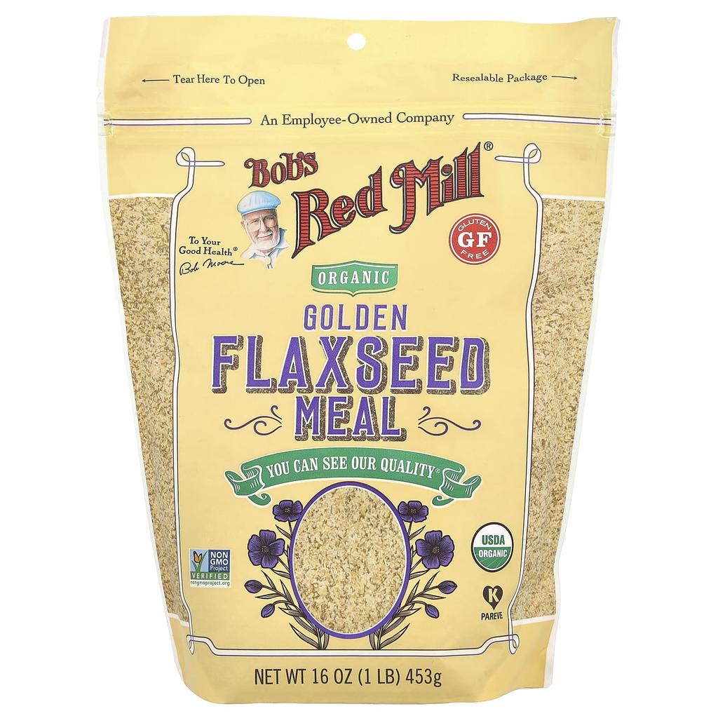Bob'S Red Mill, Organic Golden Flaxseed Meal, 16 oz (453 G)