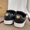 Retro bread shoes women's spring and summer new casual black and gold versatile board shoes women