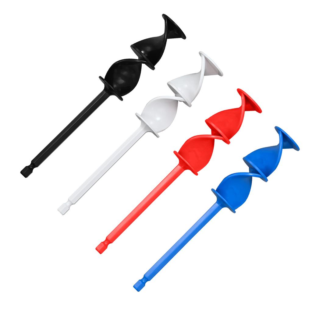 4Pcs Resin Mixer Paddles Reusable Paint Mixer Epoxy Mixer Paddles Multipurpose Mixer Drill Attachment for Resin Paint