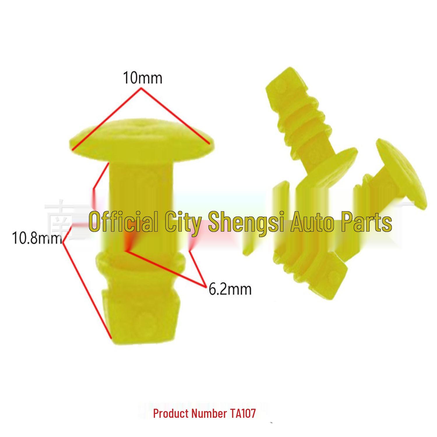 

Universal Car Headliner Rivet Clips: Soundproof, Heat-Insulation, Decorative Seal Strip Accessories. 10000 Units