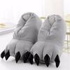 Tier Kigurumi Hausschuhe für Kinder Erwachsene Pyjama Schuhe Cartoon Einhorn Dinosaurier Winter Warme Krallen Schuhe
