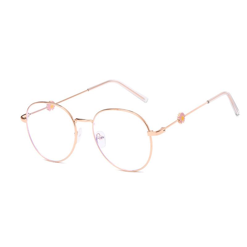 High-quality flower frame glasses Myopia Glasses Women Men Nearsighted Eyewear Anti blue light Glasses with Diopters Minus -1.0