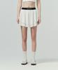 SERGIO TACCHINI W Flying Layered Skirt (White)