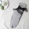 Fashion Funny Lace Up Bow Spring Chiffon Streetwear Women Socks Mesh Transparent  Socks
