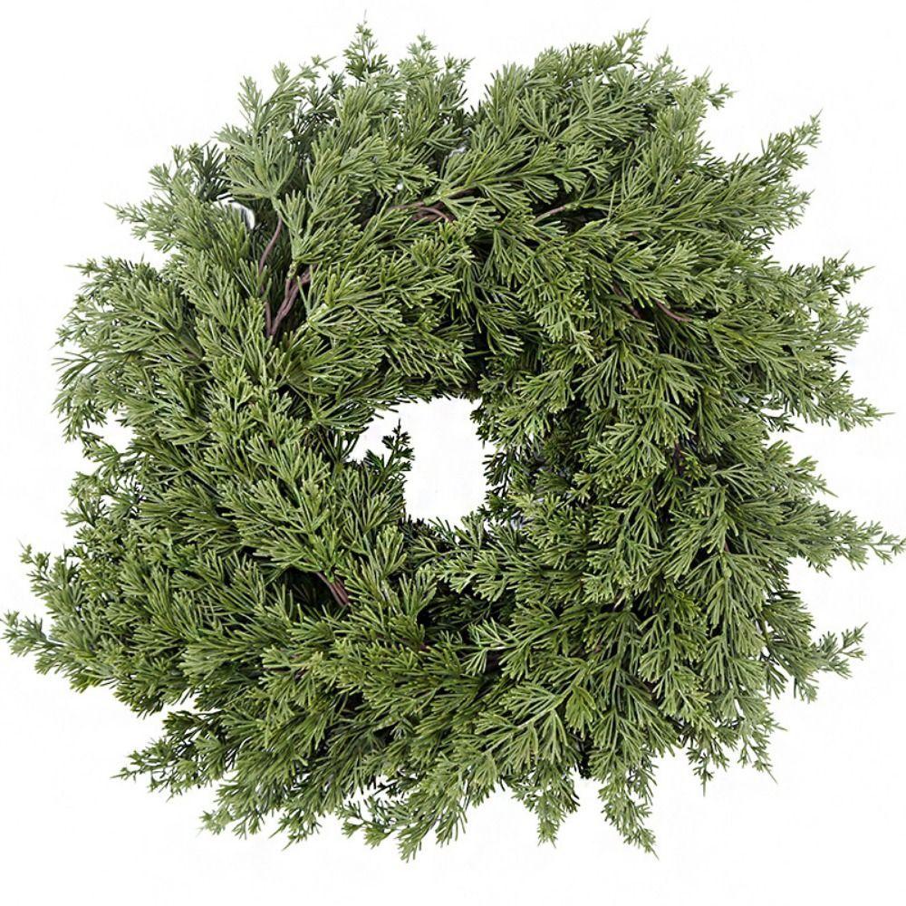 DIY Accessories Cypress Pine Garlands Green Christmas Decoration Cedar Greenery Rattan Christmas