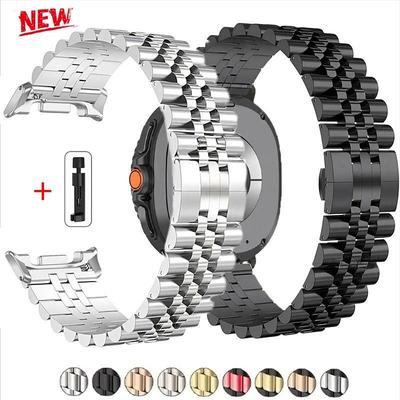 Bracelet en Acier Inoxydable pour Samsung Galaxy Watch 8/8Classic Bracelet Métallique pour Samsung Galaxy Watch Ultra 2025 Bande Correas