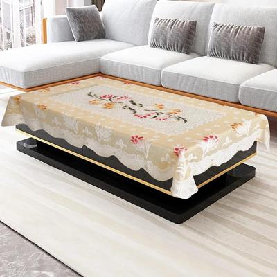 Premium Mitteldecke, Weicher Baumwollstrickstoff (Spring-101, 40x60- Couchtisch)