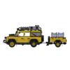 2466pcs Small Particle Building Block MOC Off-Road Vehicle with Trailer Model Toy Vehicle Gift