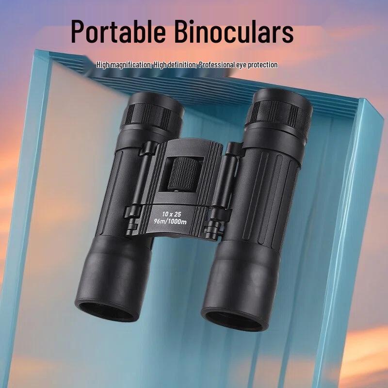 Customizable HD 10x25 Binoculars - High Magnification, Easy to Carry, Perfect for Outdoor Use