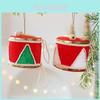 Weihnachtsbaumschmuck mit Trommel und Hut Dekoration für Feiertagsfestlichkeiten
