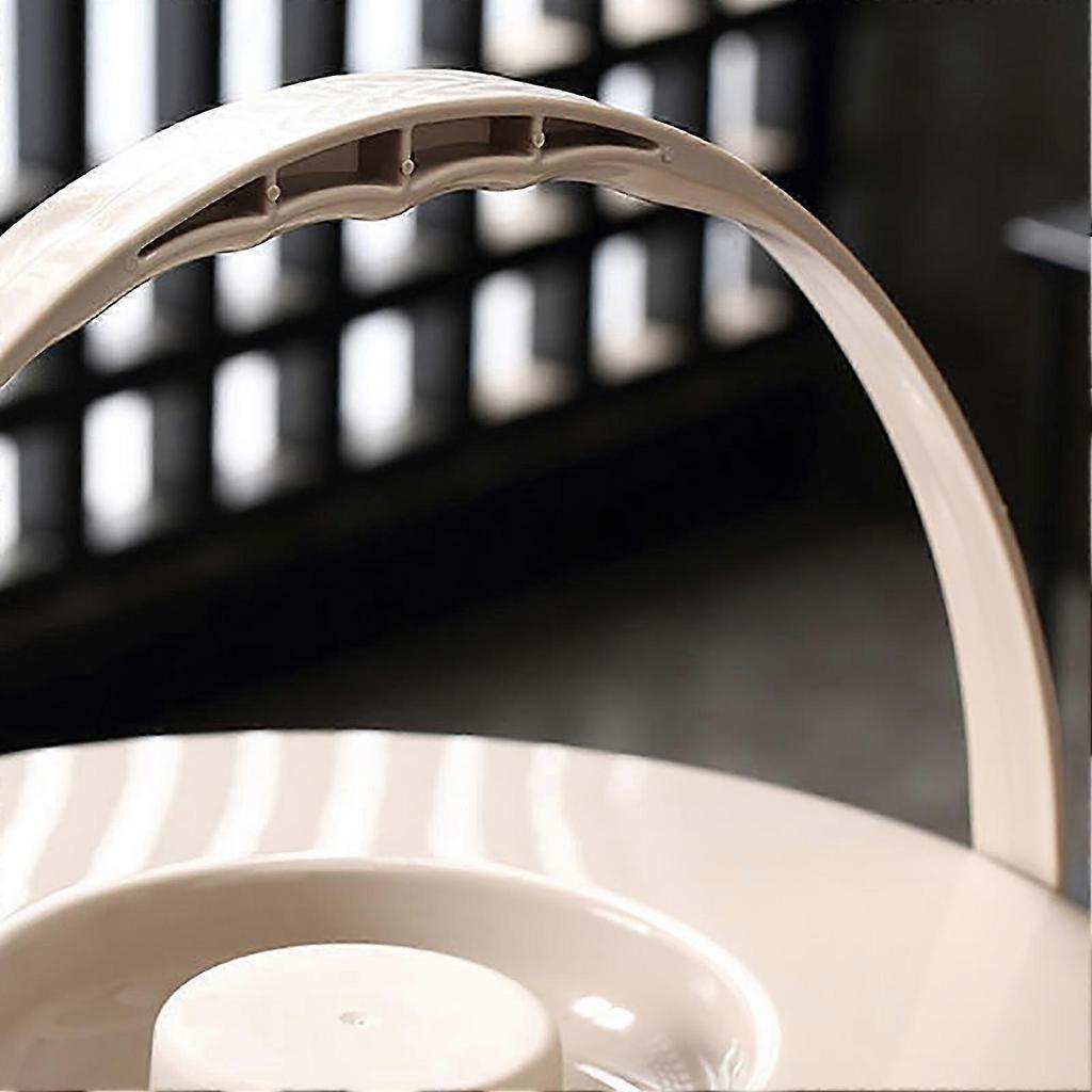 Tea Residue Bucket Container PP Multifunctional Tea Garbage Can Desktop Trash Can for Home Office Hwy