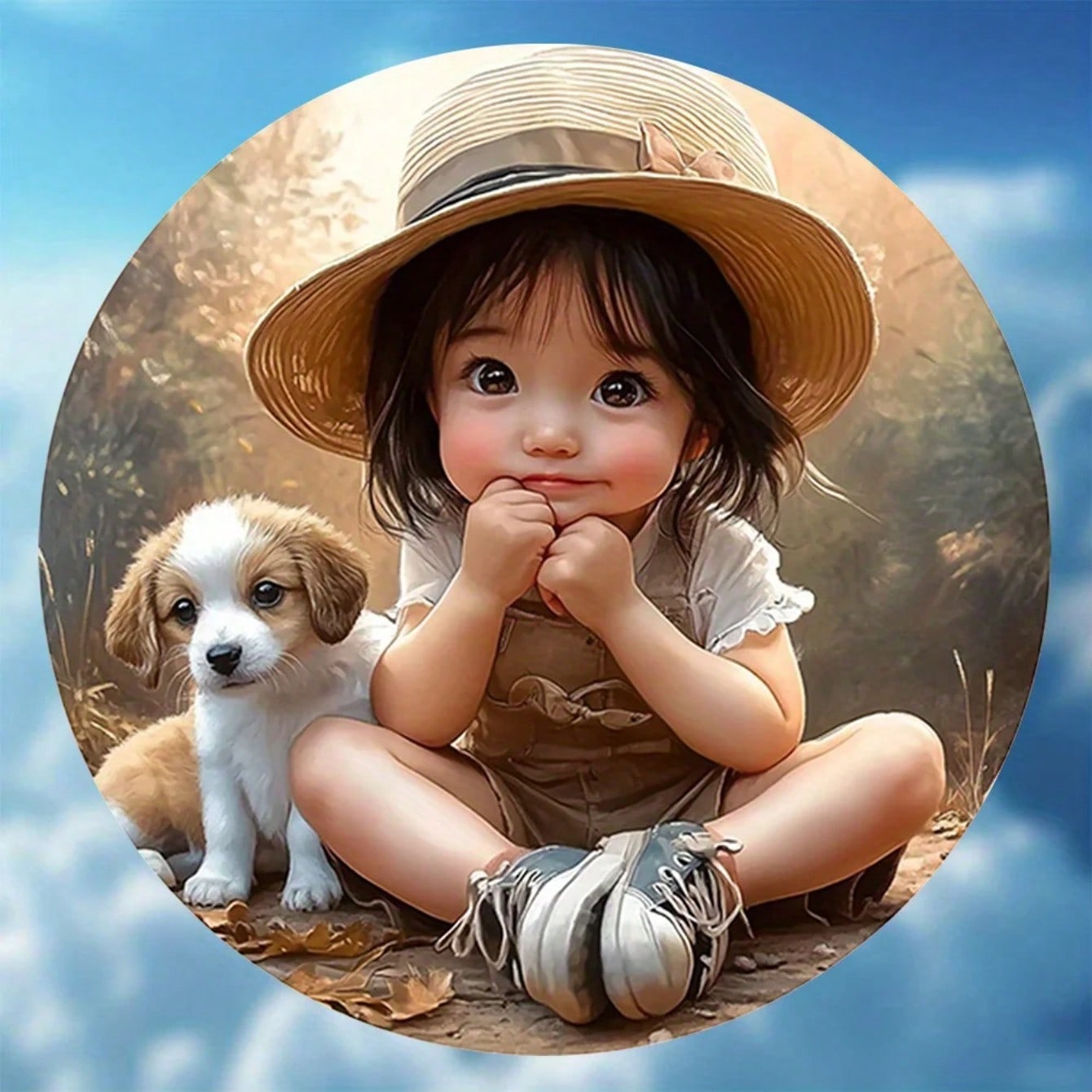 

Metal Tin Sign Vintage Circular Logo Wall Decor Art Home Bar Cafe Shop Gift 20x20 різнокольоровий