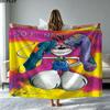 1PC Diddl Custom Name Patterned Flannel Blanket Suitable For All Seasons for Home Decor Warmth and Comfort Gifts Holiday Present