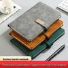 A5 Custom Logo Business Gift Set: Thick Notebook with Buckle In Gift Box