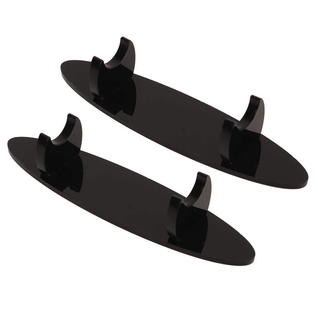 2PCS Pen Holder Display Stand Acrylic Desktop Pen Showcase Rack Organizer for Makeup Brush