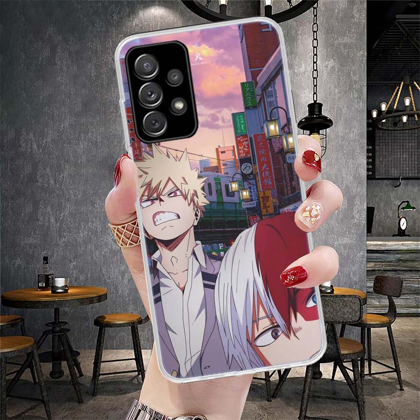 My Hero MHA Bakugou Katsuki Phone Case For Samsung Galaxy A13 A14 A15 A16 A17 A53 A54 A55 A56 A57 A33 A34 A35 A36 A37 A23 A24 A2