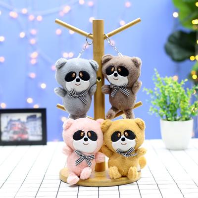 Cute Pendant Grabbing Machine Kid Doll New Style Raccoon Plush Toy Wedding Sprinkler Doll Bag Hanging Decoration