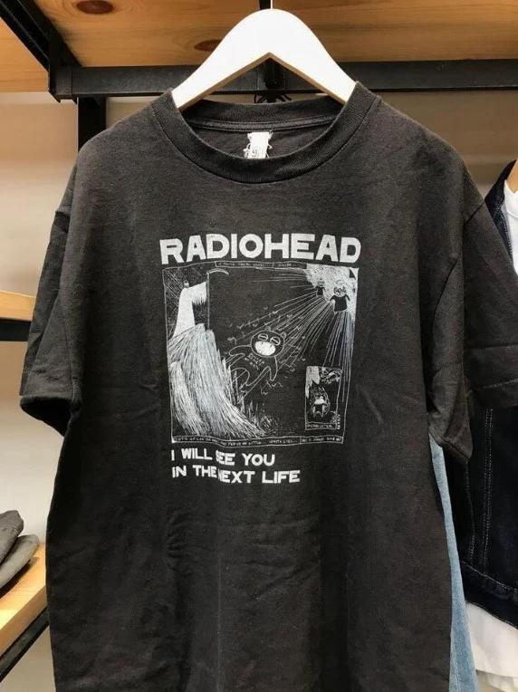 Новая Винтажная Футболка Группы Radiohead, Ретро Концертная Унисекс Футболка Radiohead 3XL