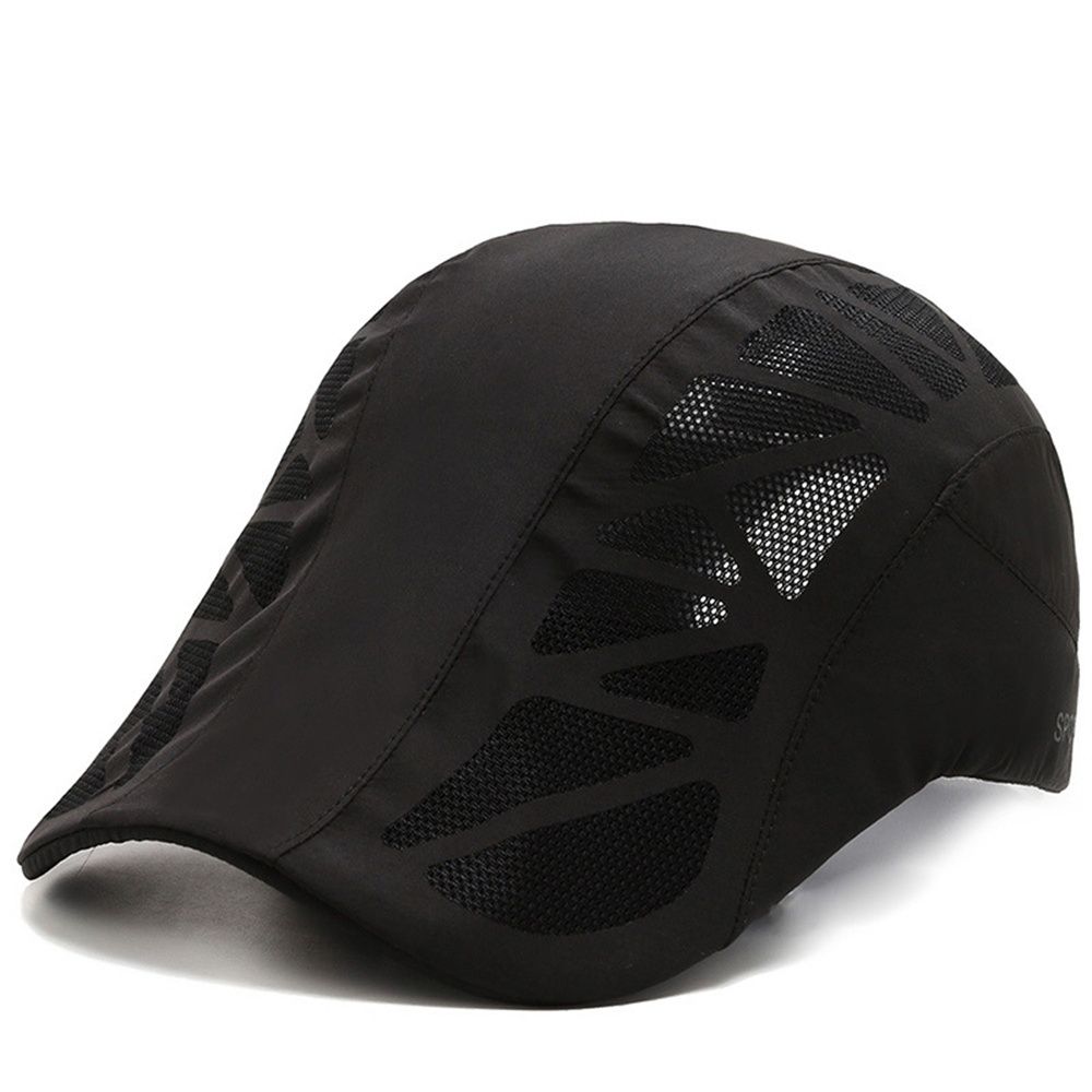 Cycling Adjustable Breathable Casual Tennis Caps Flat Cap Gatsby Hat Mesh Men Caps Beret Hat