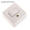 10Pcs Hand-Held Bedside Switch Square Flat Button Single Control Switch Wiring Button Rocker