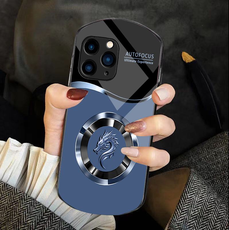 

Стеклянные корпуса Apple 13PROMAX, 14MAX, 8, 11, XR, XS с дизайном головы дракона доступны в нескольких цветах. Apple 12 ProMax