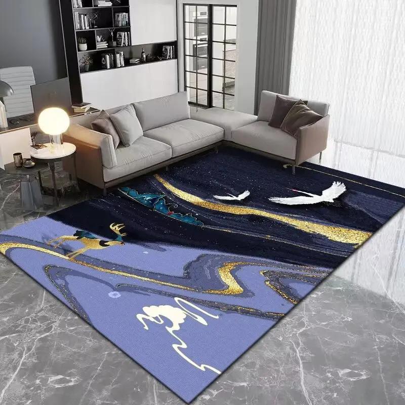 Colorful Stain-resistant Carpets for Living Room Bedroom Decoration Modern Abstract Sofa Coffee Table Area Rugs Home Floor Mat