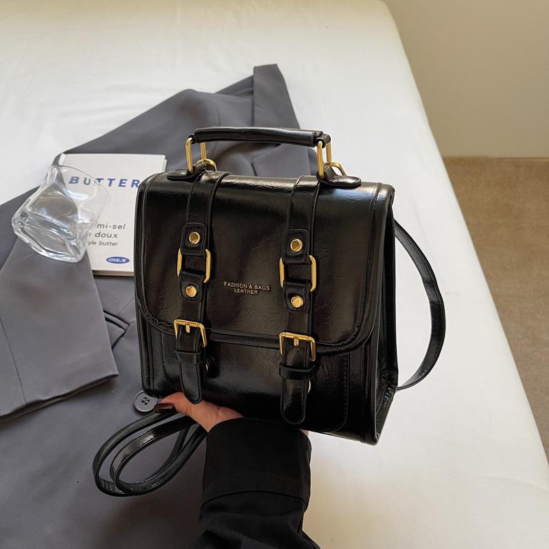 

Retro small bag women s new versatile fashion shoulder messenger bag multi-purpose double shoulder small backpack