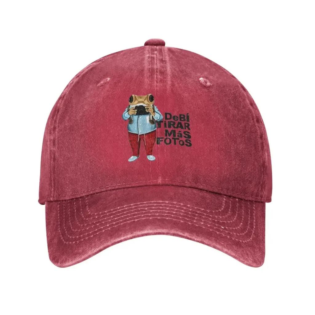 DTMF Debi Tirar Mas Fotos Men Women Baseball Cap Bad Bunny Distressed Cotton Caps Hat Retro Outdoor Summer Gift Headwear