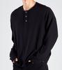 Beoteunseoul Ecocosy Henley Neck Knit T-Shirt (Black)