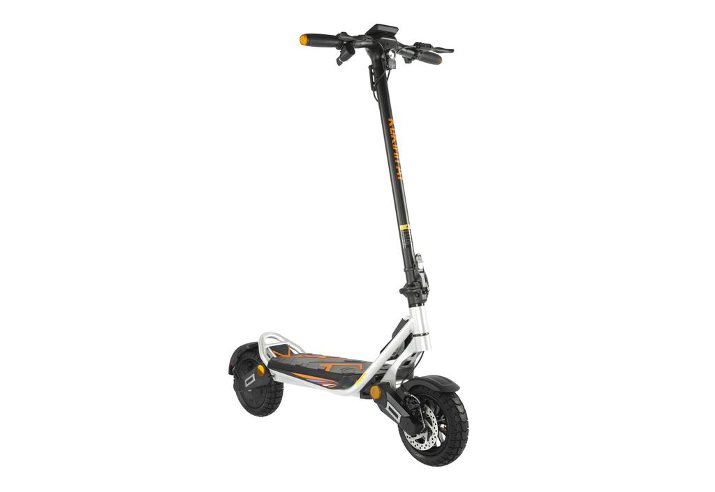 KuKirin A1 Electric Scooter - 45km/h High Speed, 45km Long Range, 800W Motor, Dual Disc Brakes & IPX4 Waterproof-silver(NO ABE)