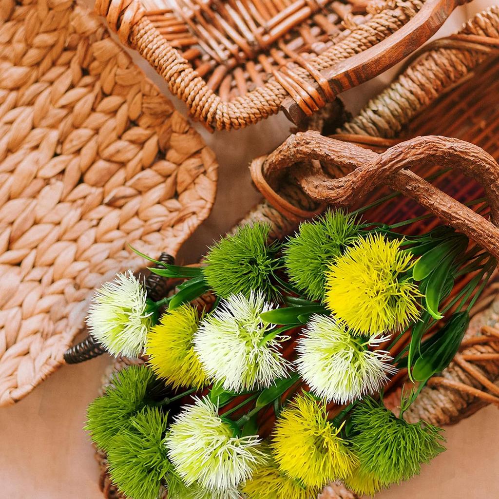 10pcs Artificial Plants Plastic Dandelion Home Room Decora Accessories Valentine's Wedding Wreath brial bouquet Flower Diy GIfts