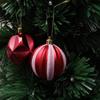 12pcs/set Christmas Pine Tree Ornament 6cm Christmas Tree Hanging Ball Pendant Red Green Gold Ball Ornaments New Year Decoration