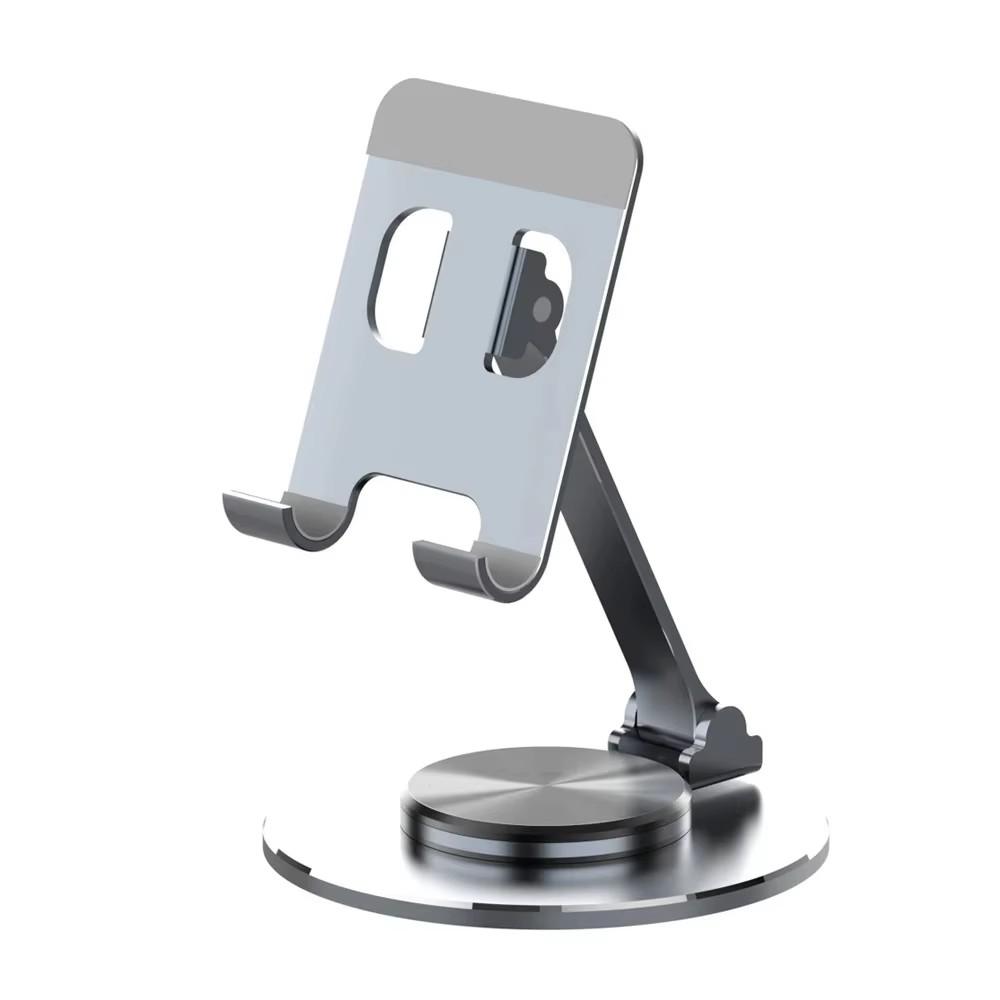 Metal 360° Rotating Desk Mobile Phone Holder Stand for iPhone Cellphone Smartphone Mobile Phones Ipad Telephone Reader 6