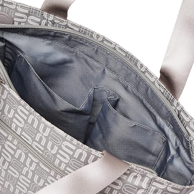 U by Ungaro Tote Bag Lightweight Nylon Monogram Jacquard UULH1SH2 2-Way "Francine" Women's